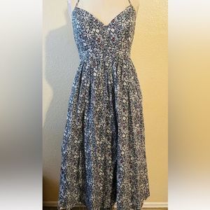 JCrew X Liberty fabrics floral midi dress NWT sz 2 Tall
